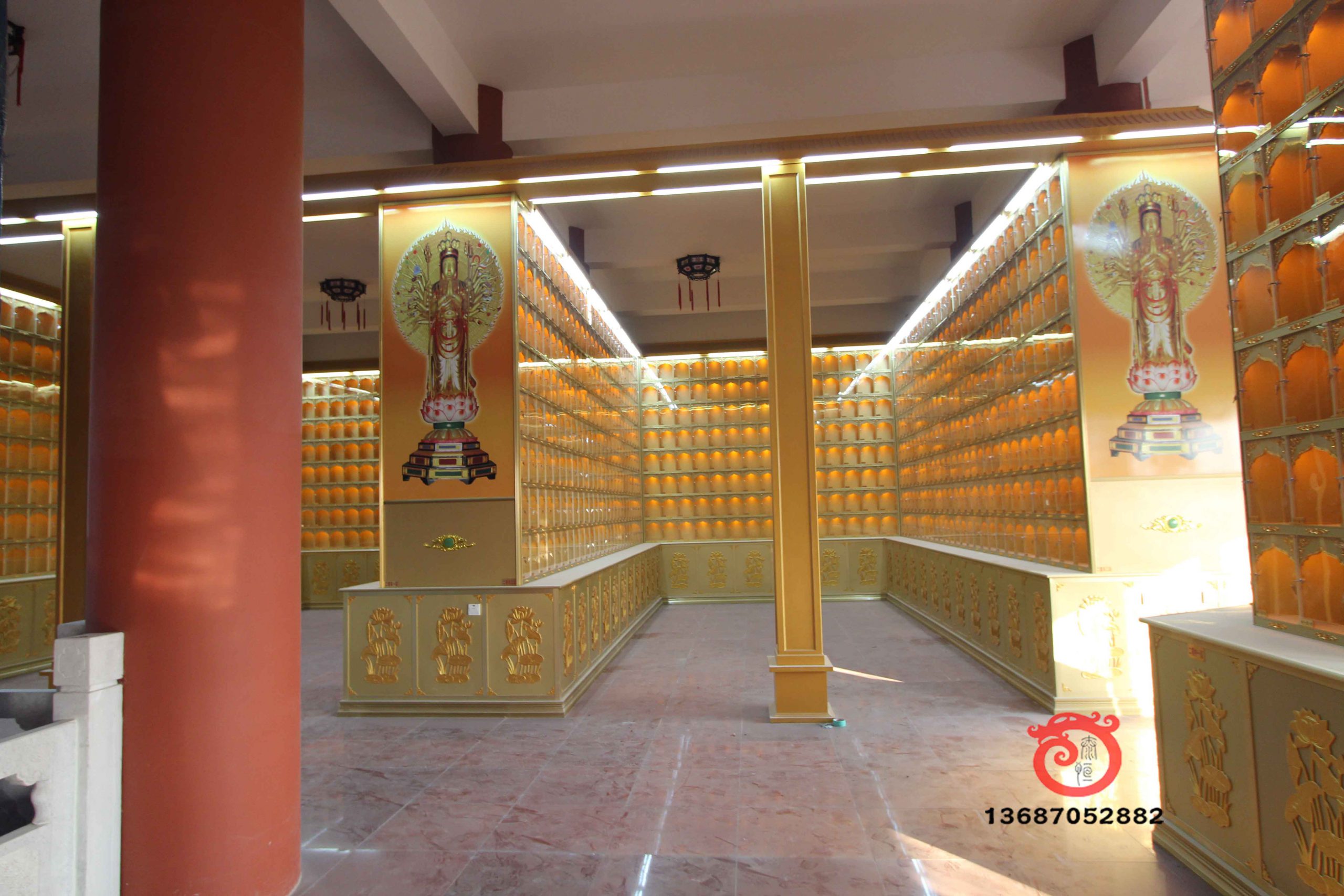 萬(wàn)佛殿裝修實(shí)景圖（1）