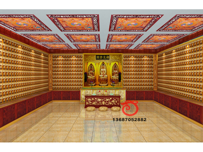 萬(wàn)佛墻效果圖-3