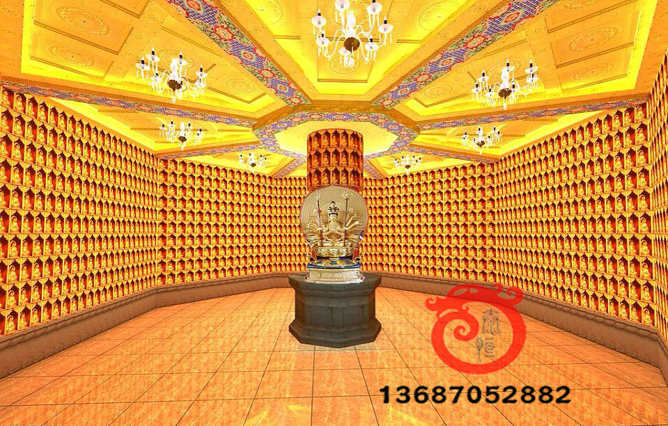 萬(wàn)佛墻效果圖-6